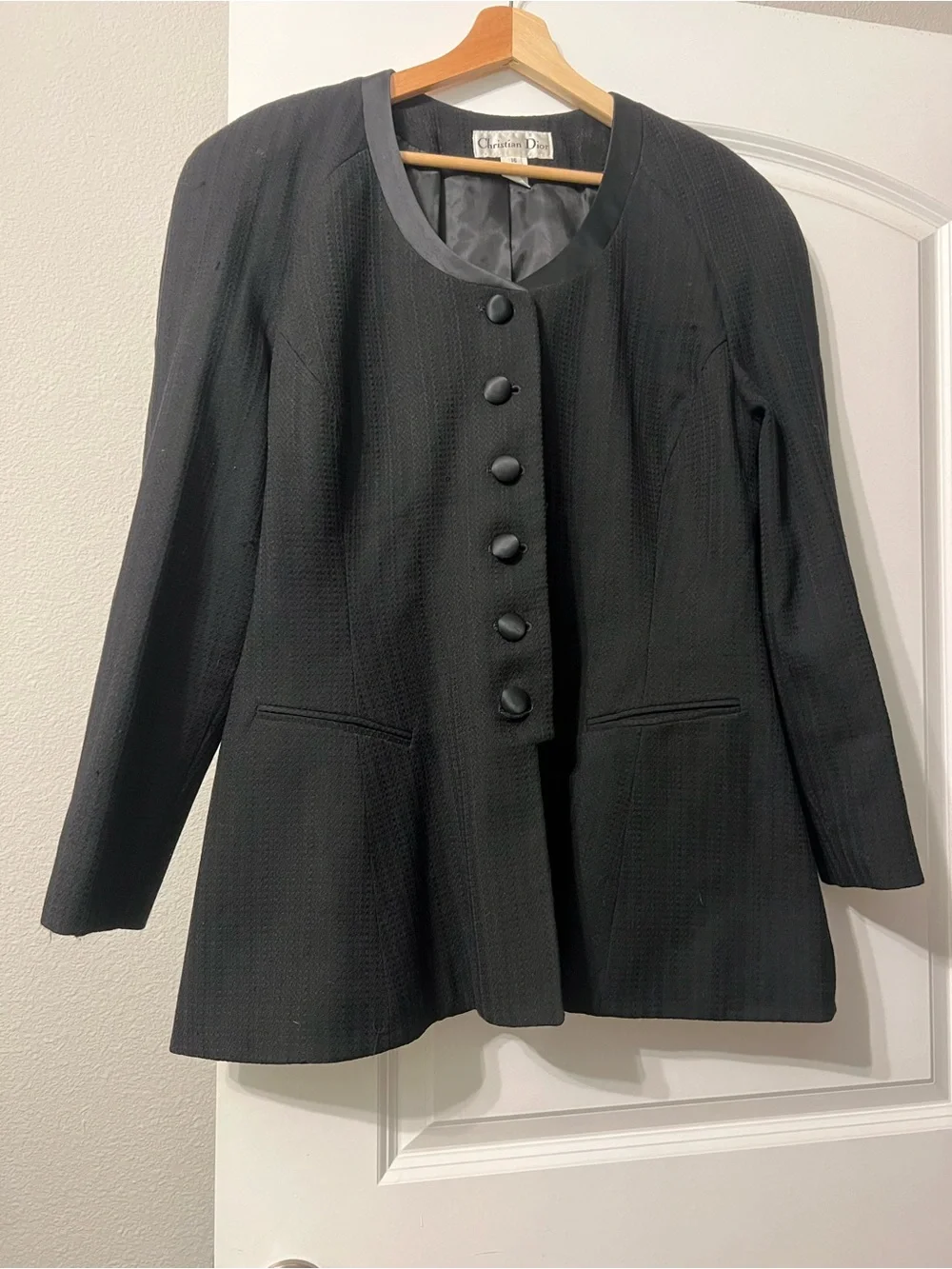 Authentic vintage Christian Dior Wool Blazer